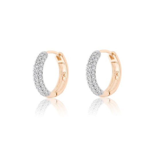 Studded Hoop Earring Medium