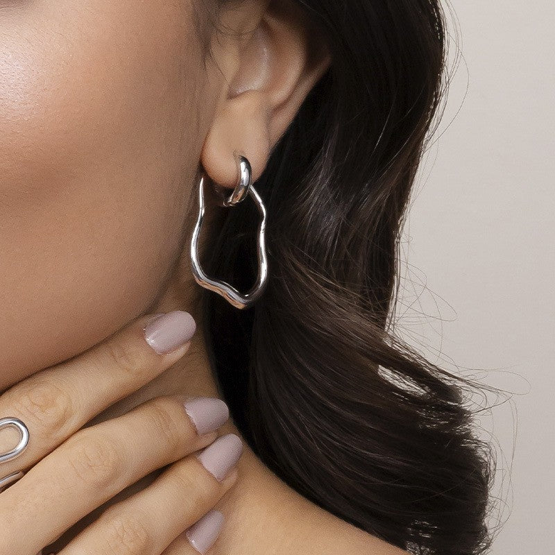 Radiant Hoop Earrings