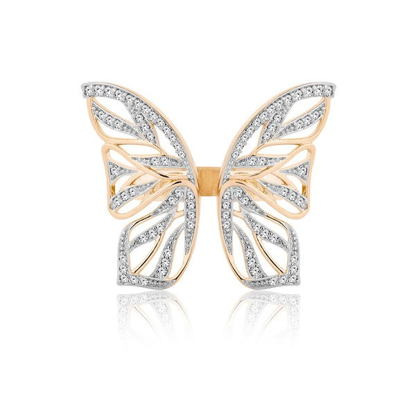 Awakening Butterfly Ring