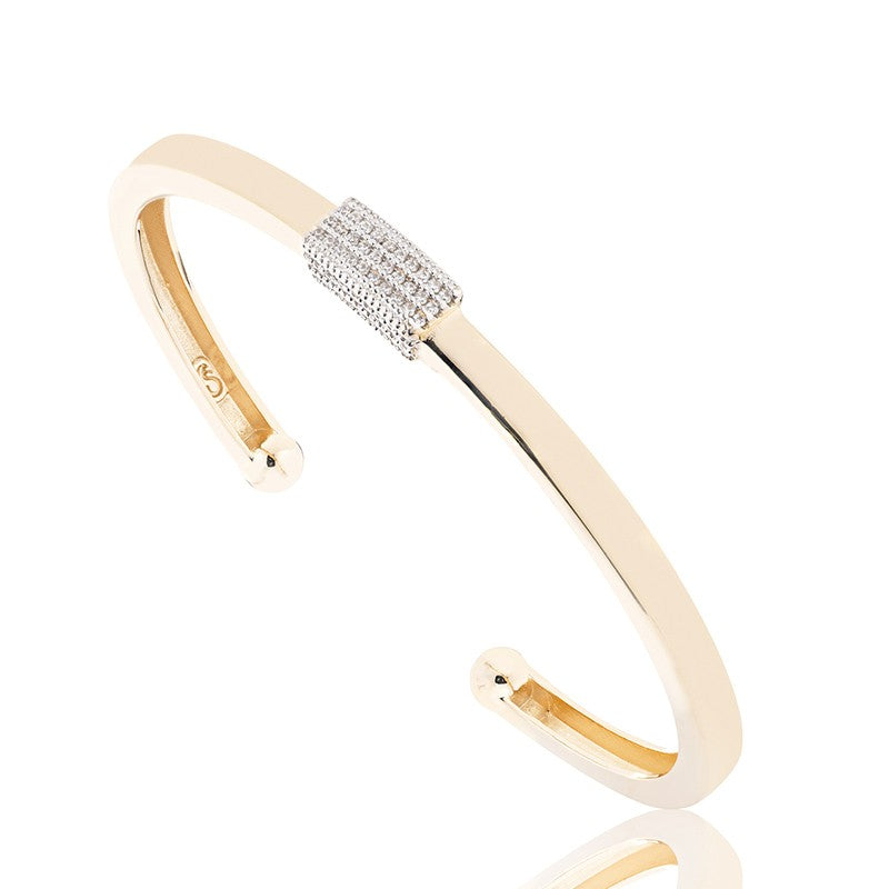 Paved Center Open Bangle